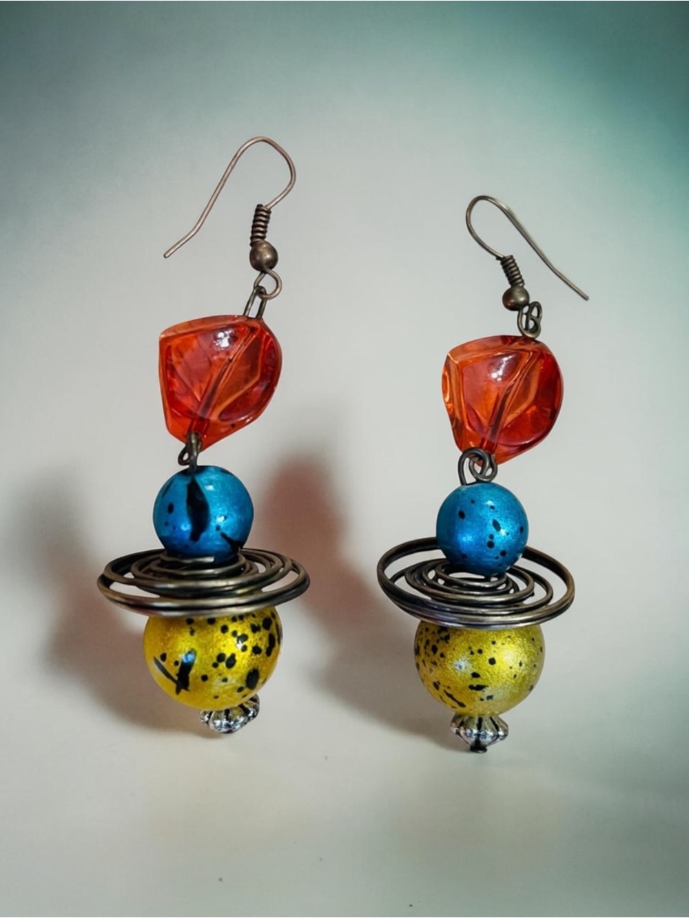 Colorful Planetary Earrings